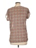 Unbranded Brown Short Sleeve Blouse Size L (estimated) - photo 2