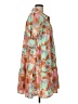 Hayden 100% Polyester Print Orange Casual Dress Size L - photo 4