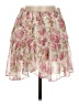 LoveShackFancy 100% Silk Floral Pink Silk Skirt Size M - photo 1