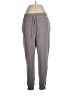 Max & Mia Solid Gray Casual Pants Size L - photo 1