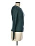 Adrienne Vittadini 100% Cashmere Teal Cashmere Pullover Sweater Size M - photo 4
