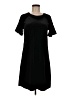 Worthington Solid Black Casual Dress Size M - photo 1
