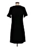 Worthington Solid Black Casual Dress Size M - photo 2