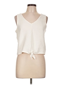 Madewell Texture &amp; Thread Tie-Front Tank Top (view 1)