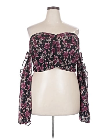 FASHION TO FIGURE 3/4 Sleeve Blouse (view 1)