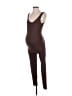 Isabel by Ingrid + Isabel Solid Brown Jumpsuit Size S - photo 1