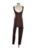Isabel by Ingrid + Isabel Solid Brown Jumpsuit Size S - photo 2