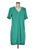 Charles Henry Solid Teal Casual Dress Size M - photo 1