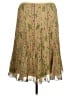Talbots Paisley Gold Casual Skirt Size 16w - photo 1