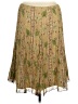 Talbots Paisley Gold Casual Skirt Size 16w - photo 2