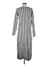 rus Stripes Gray Casual Dress Size M - photo 2