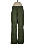 Per Se Green Linen Pants Size L - photo 2
