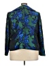 EY Boutique 100% Polyester Floral Blue Blazer Size 22 - photo 2