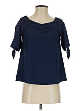 Olivia Grey Short Sleeve Blouse (view 1)
