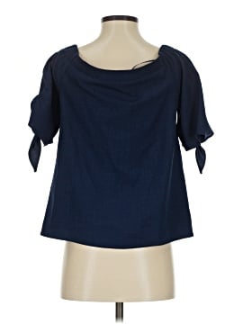 Olivia Grey Short Sleeve Blouse (view 2)