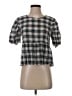 Amour Vert Plaid Green Short Sleeve Blouse Size S - photo 1