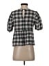 Amour Vert Plaid Green Short Sleeve Blouse Size S - photo 2