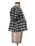 Amour Vert Plaid Green Short Sleeve Blouse Size S - photo 4