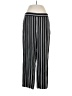 Ann Taylor LOFT Stripes Silver Casual Pants Size M - photo 1