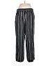 Ann Taylor LOFT Stripes Silver Casual Pants Size M - photo 2