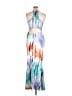 Unbranded Tie-dye Blue Cocktail Dress Size XXL - photo 2
