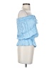 Venus 100% Viscose Blue Tube Top Size XS - photo 4