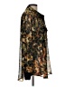 DKNY Animal Print Brown Long Sleeve Blouse Size L - photo 4