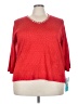 Cathy Daniels 100% Acrylic Red Pullover Sweater Size 3X - photo 1