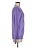 Saks Fifth Avenue Purple Silk Pullover Sweater Size M - photo 4