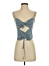 Blue Life 100% Rayon Blue Sleeveless Blouse Size 0 - photo 1