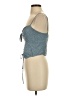 Blue Life 100% Rayon Blue Sleeveless Blouse Size 0 - photo 5