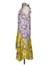 Anthropologie Floral Yellow Casual Dress Size M - photo 5