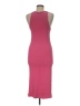 AMO Solid Pink Cocktail Dress Size M - photo 2