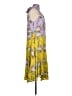 Anthropologie Floral Yellow Casual Dress Size M - photo 4