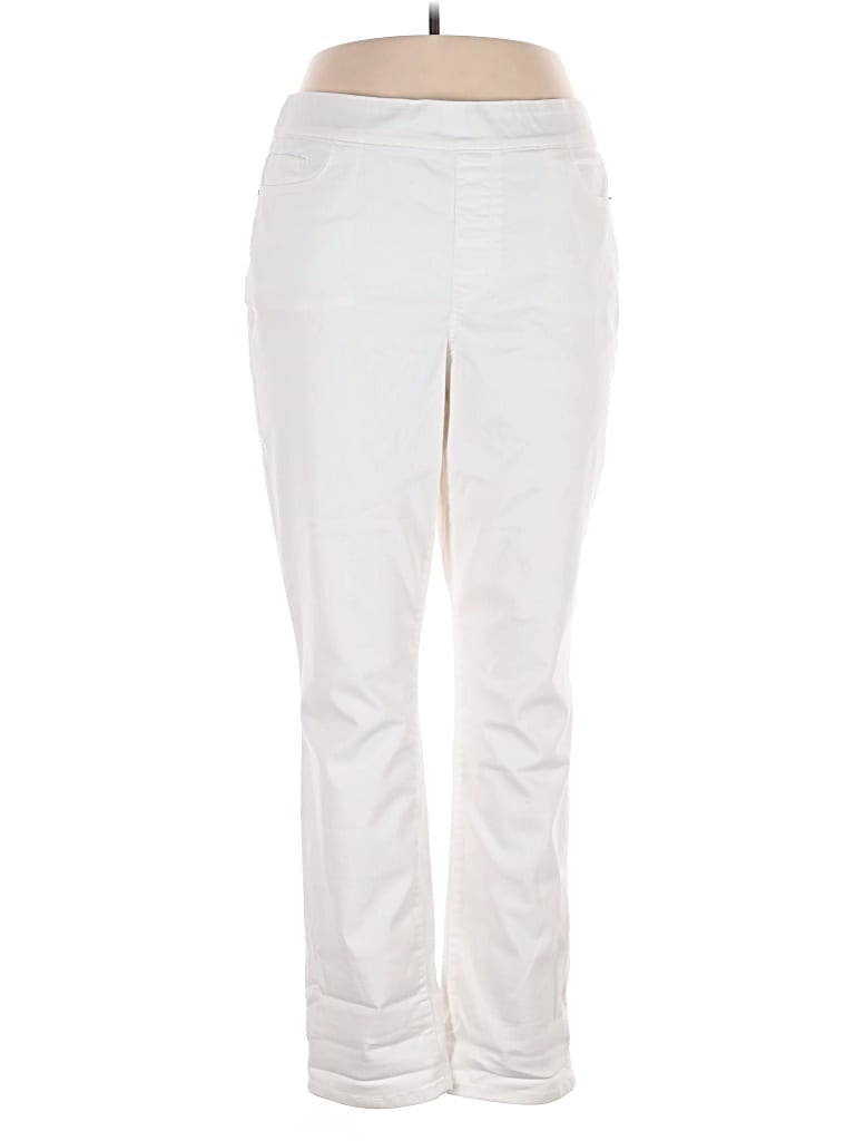 Pre-owned Croft & Barrow Jeans In Ivory