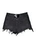 Alexander Wang 100% Cotton Black Denim Shorts Size 26 waist - photo 2