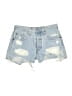 Levi's Blue Denim Shorts Size 24 waist - photo 1