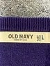 Old Navy 100% Cotton Argyle Purple Pullover Sweater Size L - photo 6