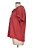 Dylan 100% Cotton Red Short Sleeve Blouse Size L - photo 5