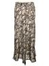Bar III 100% Polyester Animal Print Silver Formal Skirt Size M - photo 2