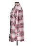 Just Be... 100% Polyester Plaid Pink Long Sleeve Blouse Size L - photo 5