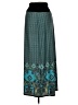 AGB Paisley Teal Casual Skirt Size M - photo 2