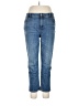 Chico's Chevron-herringbone Blue Jeans Size Lg (2) - photo 1