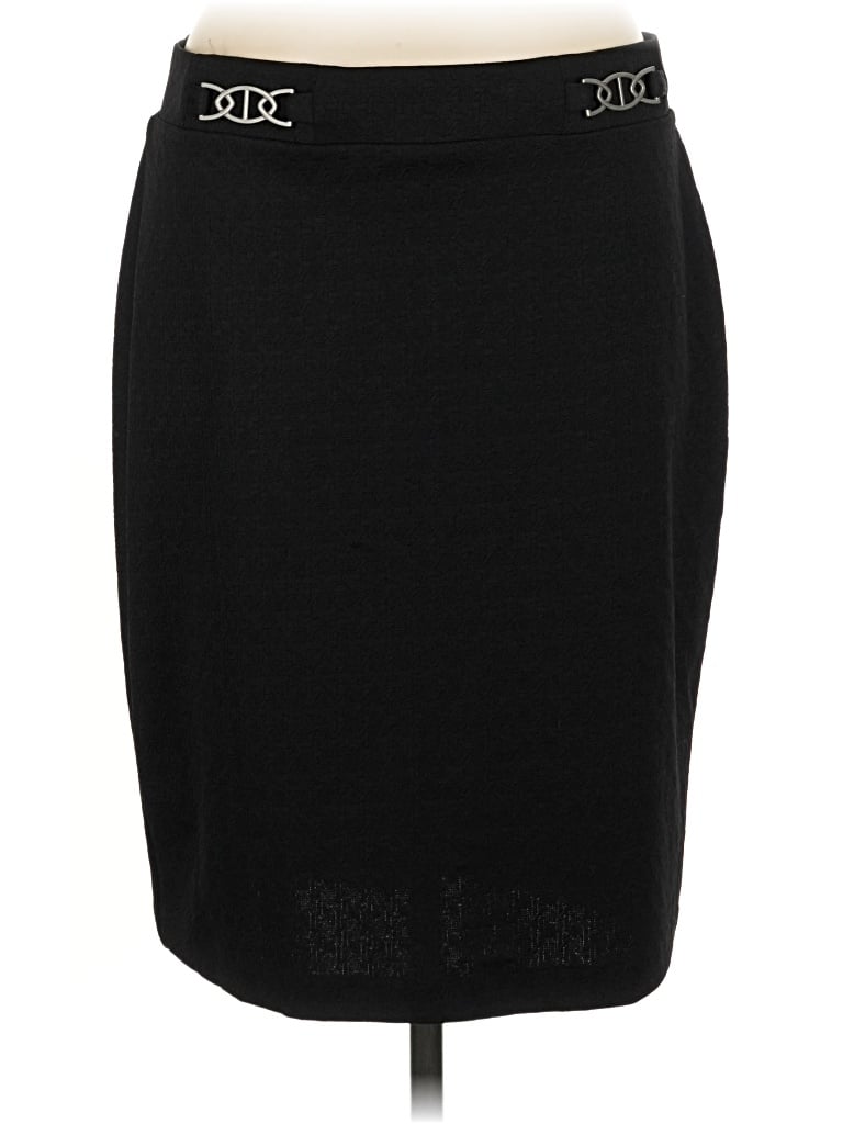 Pre-owned Roz & Ali Formal Skirt In Black