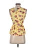 Como Vintage Yellow Sleeveless Blouse Size XS - photo 2
