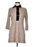 Soft Surroundings Tan 3/4 Sleeve Button-Down Shirt Size M - photo 1