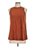 AB Studio Brown Sleeveless Top Size L - photo 1
