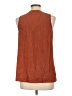 AB Studio Brown Sleeveless Top Size L - photo 2