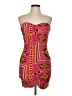 Timing Print Pink Cocktail Dress Size L - photo 1