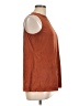 AB Studio Brown Sleeveless Top Size L - photo 4